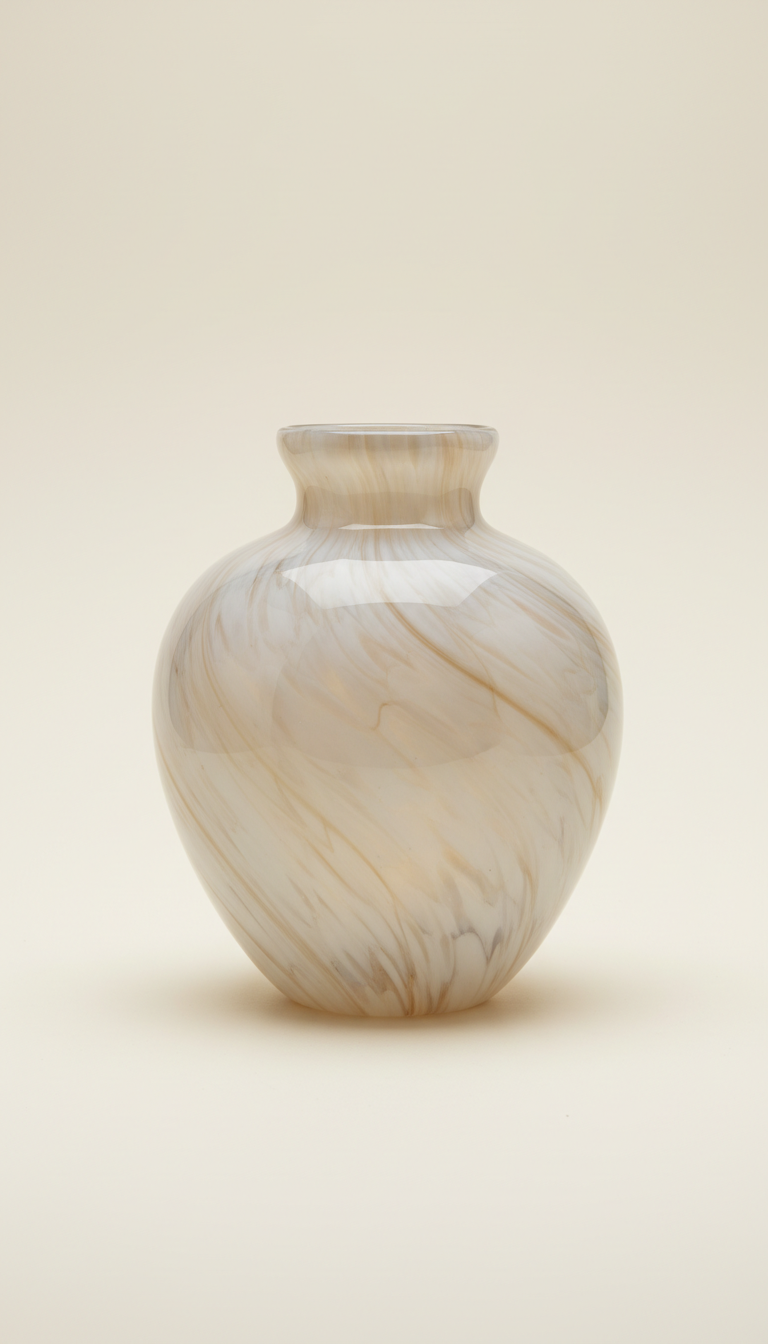 Brushed Brass Table Vase