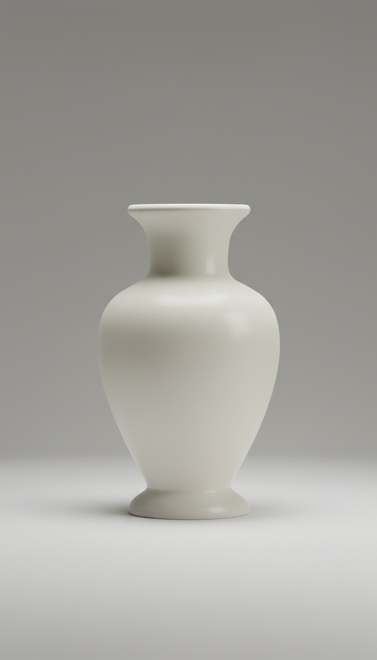 Marble Sculpture With Soft Contours