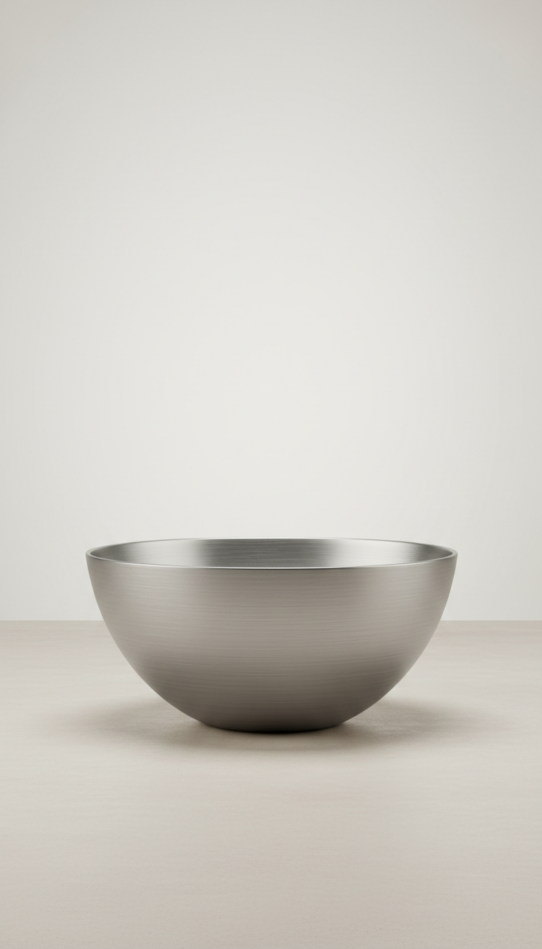 Brushed Brass Minimalist Vase